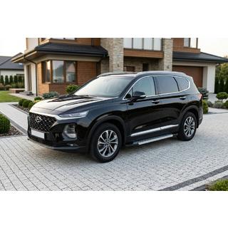 Pedane Laterali New Vision Grey (2 pz, Alluminio) Hyundai Santa Fe 4 2018-2023 foto 1