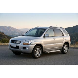 Pedane Laterali New Vision Grey (2 pz, Alluminio) Kia Sportage 2004-2010 foto 1