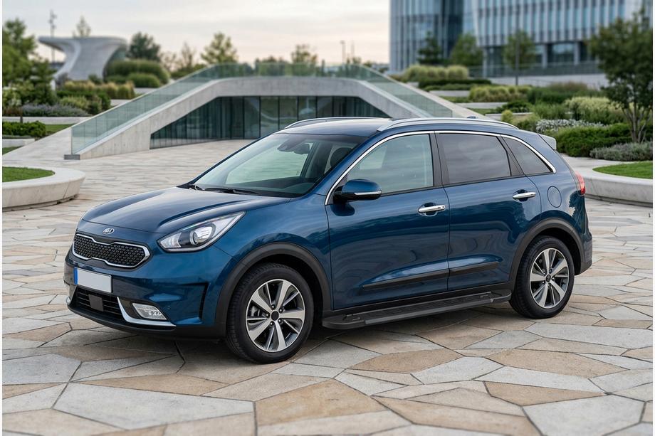 Kia Niro 2016–2021 Pedane Laterali RedLine Black (2 pz, Alluminio) Foto 1
