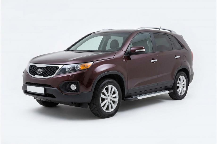Kia Sorento II XM 2009-2014 Pedane Laterali New Vision Grey (2 pz, Alluminio) 2013-2016 Image