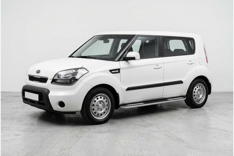 Kia Soul I 2008-2013 Pedane Laterali Tayga V2 (2 pz, Alluminio) Image