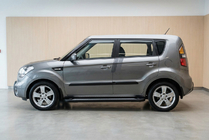 Kia Soul I 2008-2013 Pedane Laterali New Vision Black (2 pz, Alluminio) foto 1