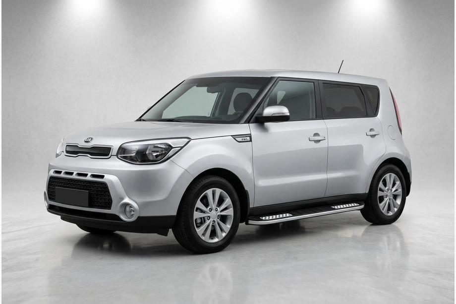 Kia Soul II 2013-2018 Pedane Laterali Tayga V2 (2 pz, Alluminio) Image