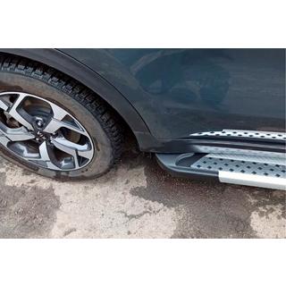 Pedane Laterali New Vision Grey (2 pz, Alluminio) Kia Sportage 2015-2021 foto 2
