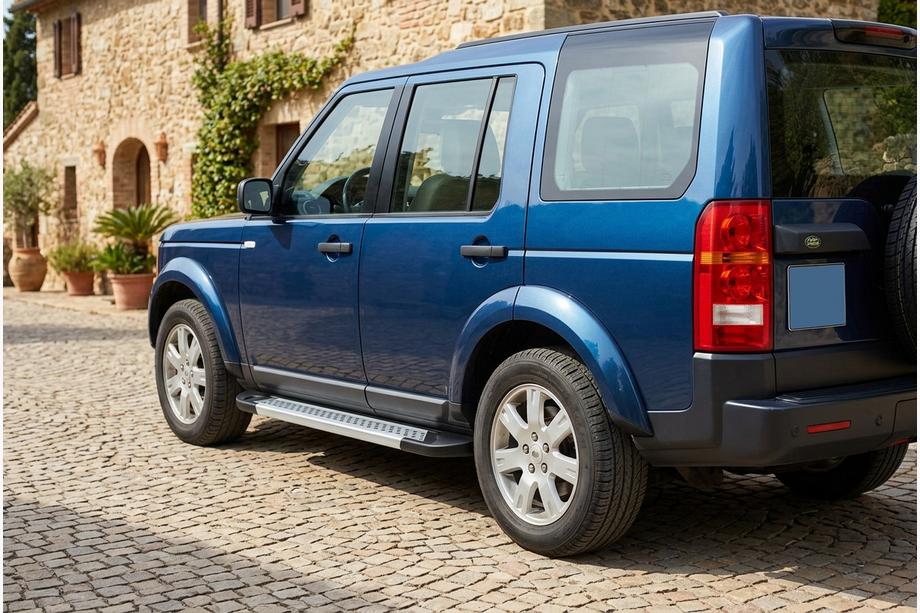 Land Rover Discovery III 2004–2009 Pedane Laterali New Vision Grey (2 pz, Alluminio) Image