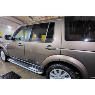 Pedane Laterali Tayga V2 (2 pz, Alluminio) Land Rover Discovery IV 2009-2017 foto 4
