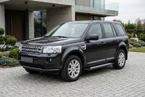 Land Rover Freelander II 2006–2014 Pedane Laterali New Vision Black (2 pz, Alluminio) foto 1