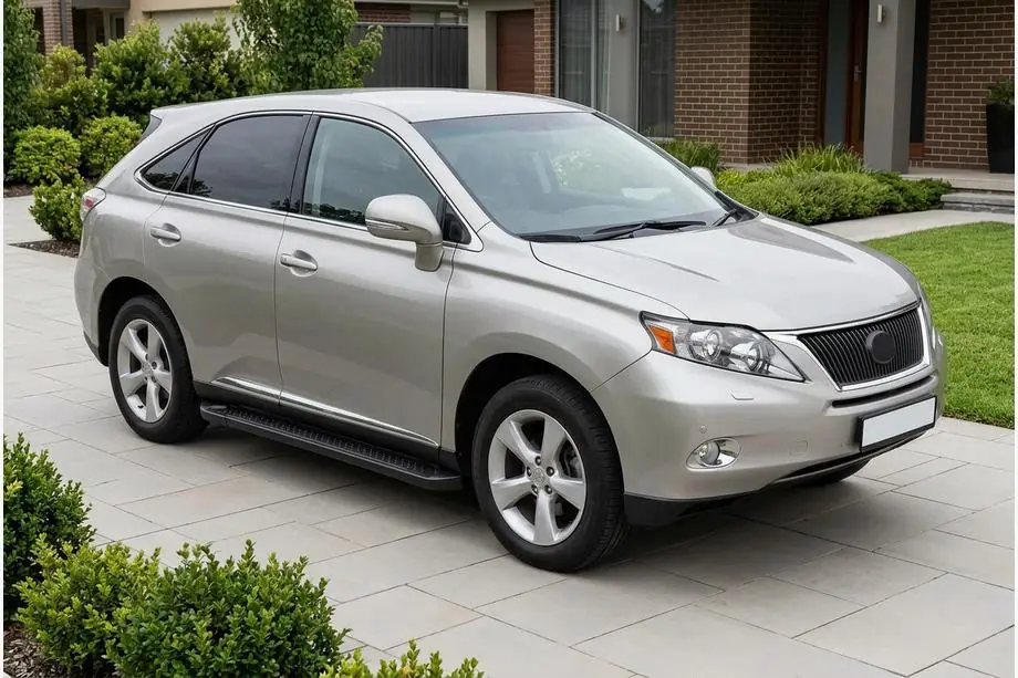 Lexus RX 2009-2015 Pedane Laterali Allmond Black (2 pz, Alluminio) Image