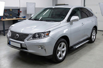 Lexus RX 2009-2015 Pedane Laterali Line (2 pz, alluminio) foto 1
