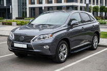 Lexus RX 2009-2015 Pedane Laterali RedLine Black (2 pz, Alluminio) foto 1