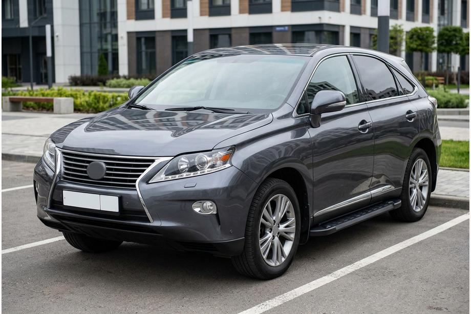 Lexus RX 2009-2015 Pedane Laterali RedLine Black (2 pz, Alluminio) Image
