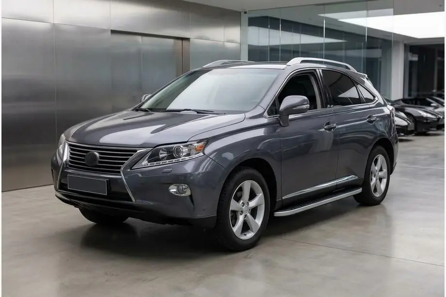 Lexus RX 2009-2015 Pedane Laterali Tayga Grey (2 pz, Alluminio) Foto 1