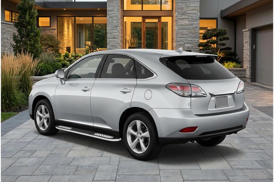 Lexus RX 2009-2015 Pedane Laterali Tayga V2 (2 pz, Alluminio) Foto 1