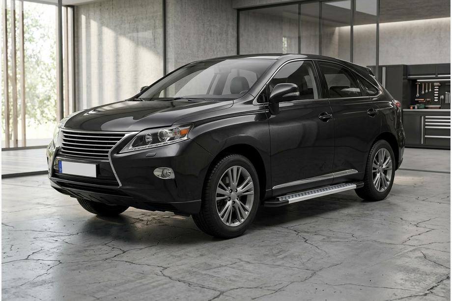 Lexus RX 2009-2015 Pedane Laterali New Vision Grey (2 pz, Alluminio) Image