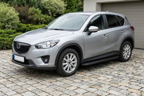 Mazda CX-5 2012-2017 Pedane Laterali Tayga Black (2 pz, Alluminio) foto 1