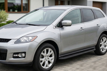 Mazda CX-7 2006-2012 Pedane Laterali Tayga Black (2 pz, Alluminio) foto 1