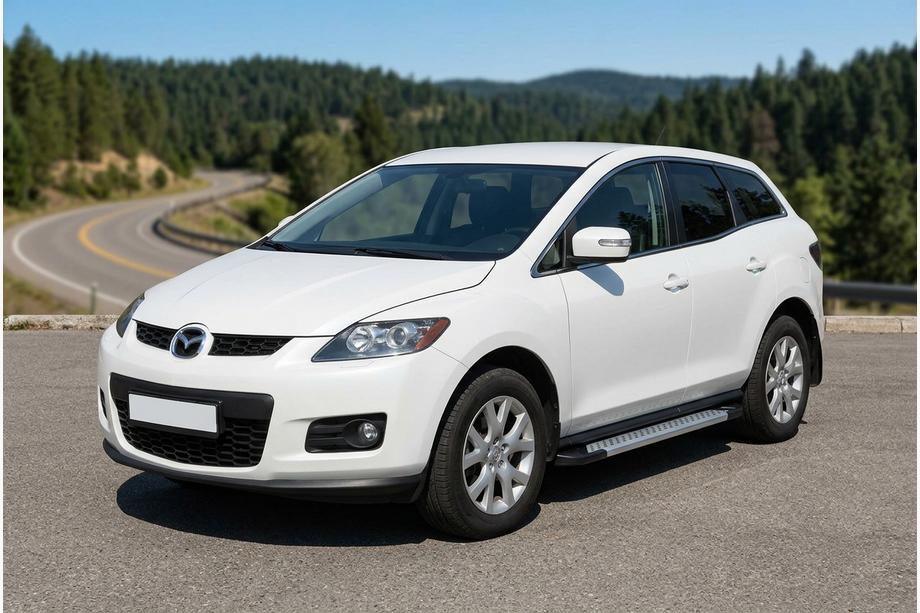 Mazda CX-7 2006-2012 Pedane Laterali New Vision Grey (2 pz, Alluminio) Foto 1