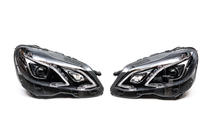 Mercedes E-class W212 2009-2016 Fari anteriori (2 pz., restyling, con centraline) foto 10