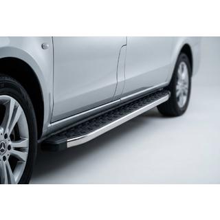 Pedane Laterali BlackLine (2 pz, alluminio) Mercedes Vito W639 2004-2014 foto 1