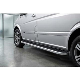Pedane Laterali Tayga Grey (2 pz, Alluminio) Mercedes Vito W639 2004-2014 foto 1