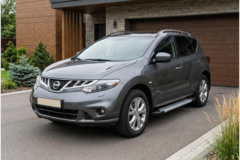 Nissan Murano 2008-2014 Pedane Laterali New Vision Grey (2 pz, Alluminio) Foto 1