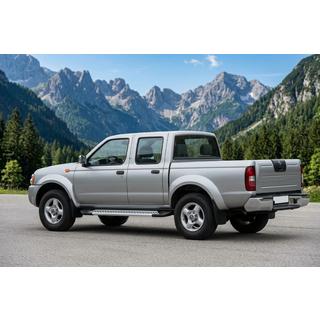 Pedane Laterali New Vision Grey (2 pz, Alluminio) Nissan NP300 1999-2015 foto 1