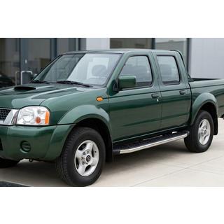 Pedane Laterali BlackLine (2 pz, Alluminio) Nissan NP300 1999-2015 foto 1