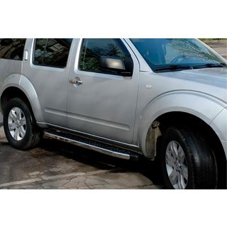 Pedane Laterali BlackLine (2 pz, alluminio) Nissan Pathfinder R51 2005-2014 foto 1