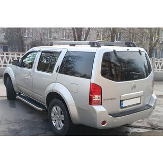 Pedane Laterali BlackLine (2 pz, alluminio) Nissan Pathfinder R51 2005-2014 foto 3