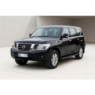 Pedane Laterali Tayga Black (2 pz, Alluminio) Nissan Patrol Y62 2010-2024 foto 1