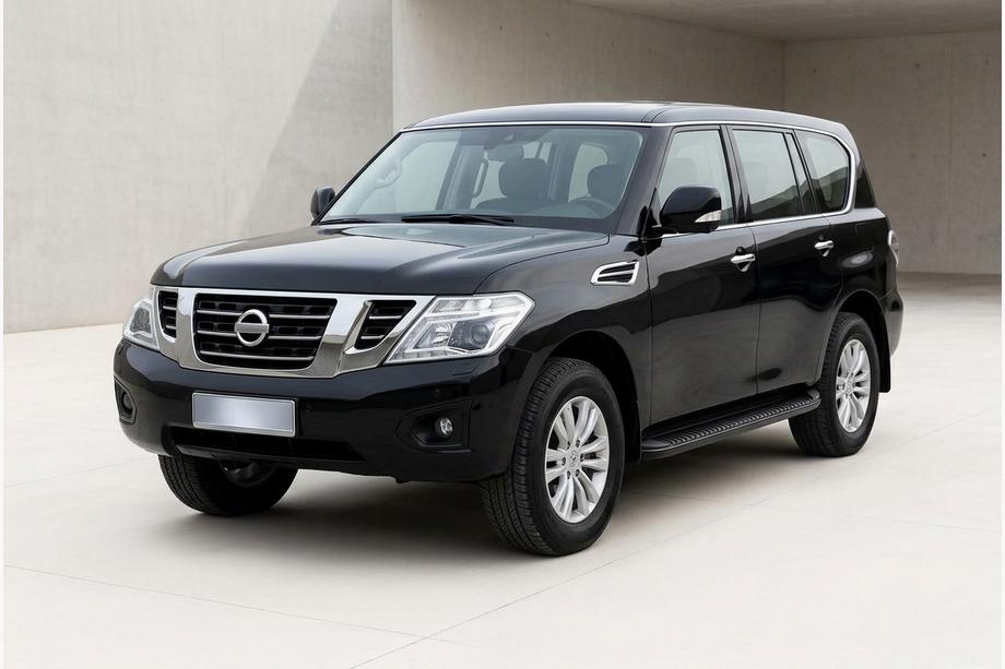 Nissan Patrol Y62 2010-2024 Pedane Laterali Tayga Black (2 pz, Alluminio) Foto 1