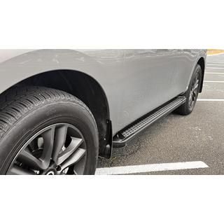 Pedane Laterali New Vision Grey (2 pz, Alluminio) Nissan Patrol Y62 2010-2024 foto 1