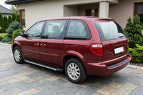 Chrysler Voyager 2001-2007 Pedane Laterali Maya V1 (2 pz, Alluminio) foto 1