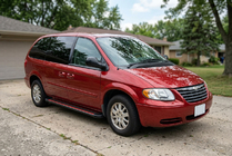 Chrysler Voyager 2001-2007 Pedane Laterali Maya Red (2 pz, Alluminio) foto 1