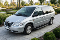 Chrysler Voyager 2001-2007 Pedane laterali Bosphorus Grey (2 pz, alluminio) foto 1