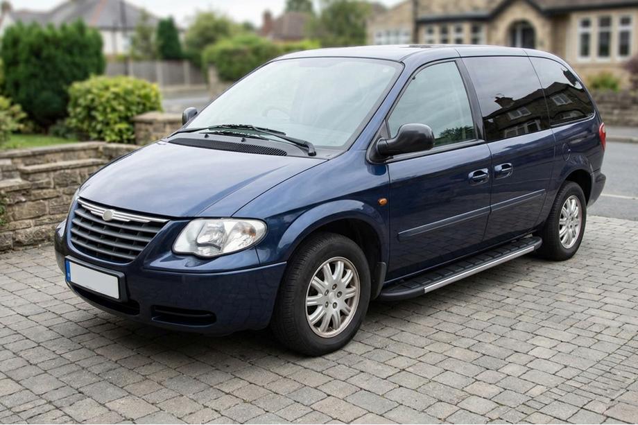 Chrysler Voyager 2001-2007 Pedane Laterali Duru (2 pz, Alluminio) Image