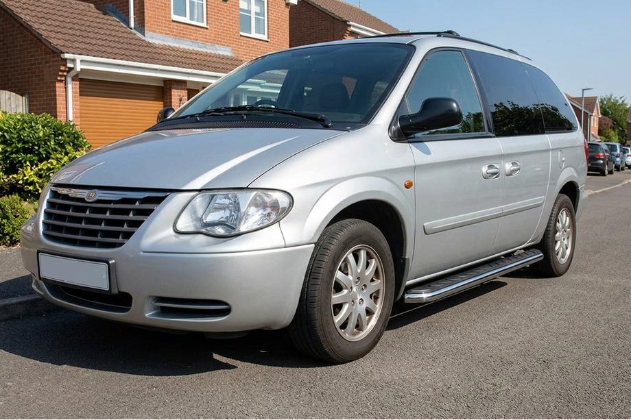 Chrysler Voyager 2001-2007 Pedane Laterali Maydos V1 (2 pz, Alluminio) Image
