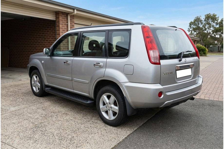 Nissan X-trail T30 2002-2007 Pedane Laterali Allmond Black (2 pz, alluminio) Image