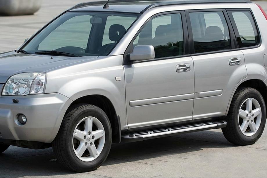Nissan X-trail T30 2002-2007 Pedane Laterali Sunrise (2 pz, Alluminio) Foto 1