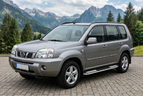 Nissan X-trail T30 2002-2007 Pedane Laterali Tayga V2 (2 pz, Alluminio) foto 1