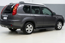 Nissan X-trail T31 2007-2014 Pedane Laterali Tayga Black (2 pz, Alluminio) foto 1