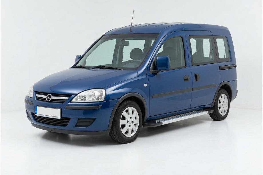Opel Combo 2002–2012 Pedane Laterali New Vision Grey (2 pz, Alluminio) Image