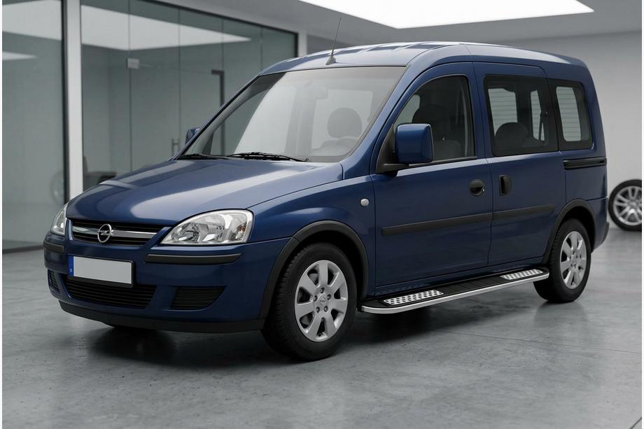 Opel Combo 2002–2012 Pedane Laterali Tayga V2 (2 pz, Alluminio) Image