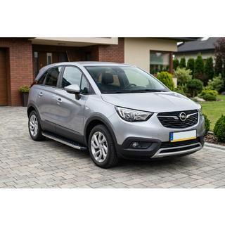 Pedane Laterali BlackLine (2 pz, Alluminio) Opel Crossland X 2017-2024 foto 1