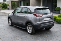 Opel Crossland X 2017-2024 Pedane Laterali Tayga Black (2 pz, Alluminio) foto 1