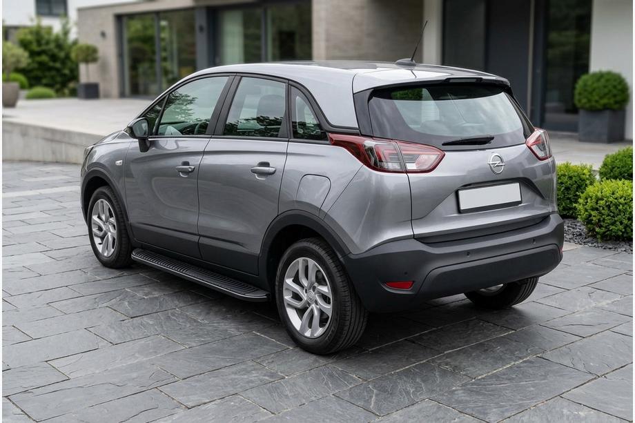 Opel Crossland X 2017-2024 Pedane Laterali Tayga Black (2 pz, Alluminio) Image