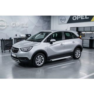 Pedane Laterali New Vision Grey (2 pz, Alluminio) Opel Crossland X 2017-2024 foto 1