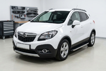 Opel Mokka 2012-2021 Pedane Laterali BlackLine (2 pz, Alluminio) foto 1