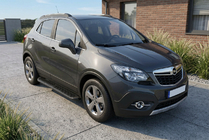 Opel Mokka 2012-2021 Pedane Laterali Tayga Black (2 pz, Alluminio) foto 1