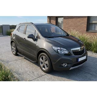 Pedane Laterali Tayga Black (2 pz, Alluminio) Opel Mokka 2012-2021 foto 1